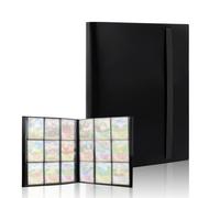 talifoca 360 Carte - Classeur pour Pokémon Cartes, Album pour Cartes, Classeur Carte pour Pokemon, Classeur pour Cartes à Collectionner, 18 Porchettes Chaque Page, pour Sangle Elastique Empêchee