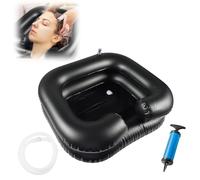 talifoca Lavabo à Cheveux Gonflable Lavabo Gonflable Portable pour chevet, Bac lavage cheveux domicile, bac shampoing domicile, pour Personnes âgées Enfants Femmes enceintes