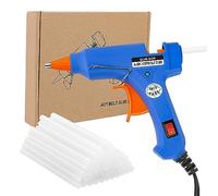 talifoca Pistolet à colle chaude + 40 bâtons de colle chaude, pistolet à colle chaude pour bricolage, art industriel, petit artisanat dans la maison et le bureau, 20 W