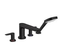 Talis E Mélangeur 4 trous noir mat pour montage sur bord de baignoire (71748670)