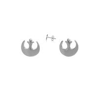 TALISMAN JEWELLERY Boucles d'oreilles en Argent Sterling 925 avec fermoir à puce - Alliance Rebelle, La Guerre des étoiles (9,5 MM x 12 MM de pièce)