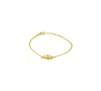 TALISMAN JEWELLERY Bracelet en Plaqué Or 3 microns 18 carats - Alliance Rebelle de La Guerre des étoiles (10 MM x 12 MM de pièce / 15 CM de chaîne + 4 CM d'extension)