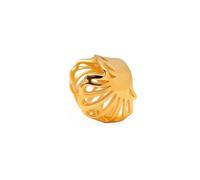 TALISMAN JEWELLERY Breloque en plaqué or 3 microns 18 carats pour bracelet chaîne serpent - Coquille du Chemin de Saint-Jacques (bracelet non inclus)