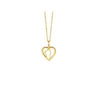 TALISMAN JEWELLERY Pendentif cœur en plaqué or 3 microns 18 carats - Île de Corse, Corse (11 mm x 14 mm ou 16 mm x 19 mm), 11 MM x 16 MM, Plaqué or, Sans objet