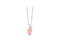 TALISMAN JEWELLERY Pendentif en argent 925 et émail de couleur - Île de Corse, Corse (10 mm x 21 mm), 10 MM x 21 MM, Argent sterling 925 Résine, Non applicable