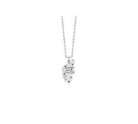 TALISMAN JEWELLERY Pendentif en argent 925 et zircons blancs ou multicolores - Île de Corse, Corse (11 mm x 22 mm), 11 MM x 22 MM, Argent sterling Zircone cubique, Sans objet