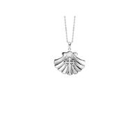 TALISMAN JEWELLERY Pendentif en Argent - Coquille Camino de Santiago, Coquille Saint-Jacques-de-Compostelle (16 mm x 17 mm)