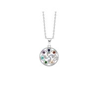 TALISMAN JEWELLERY Pendentif en argent sterling 925 et zircon cubique - Lauburu - Croix basque (18 mm)