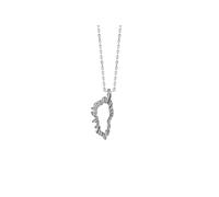 TALISMAN JEWELLERY Pendentif en Argent Sterling 925 - Île de Corse, Corsica (11 MM x 26 MM)