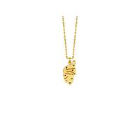 TALISMAN JEWELLERY Pendentif en plaqué or 3 microns 18 carats et zircons blancs ou multicolores - Île de Corse, Corse (11 mm x 22 mm), 11 MM x 22 MM, Zircone cubique Plaqué or Zircone cubique, Non