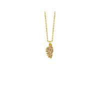 TALISMAN JEWELLERY Pendentif en plaqué or 3 microns 18 carats et zircons blancs ou multicolores - Île de Corse, Corse (10 mm x 19 mm), 10 MM x 19 MM, Plaqué or Zircone cubique, Sans objet