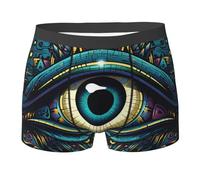 Talisman Magique Bleu Contre Le Mauvais Œil Homme Boxer Short Classique sous-Vêtements Fitted Caleçons XXL