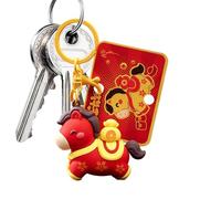 Talismann Animal Du Zodiaque - Porte-clés De Poche En Émail, Ornement À Suspendre, De Transport Compact | Souvenir Culturel Pour Adolescents, Adultes Et, Décoration De Sac À Dos De Voyag