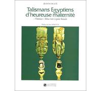 Talismans égyptiens d'heureuse maternité: "Faïence" bleu vert à pois foncés