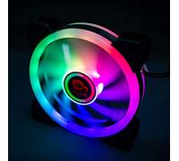 TALIUS - Iris Spectrum RGB/Cronos - Ventilateur, 12 cm (disponible en deux couleurs), noir