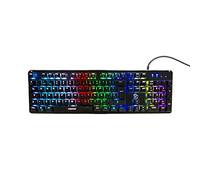 TALIUS Kimera USB QWERTY Espagnole Noir - Claviers (Avec fil, USB, Clavier mécanique, QWERTY, LED RGB, Noir)