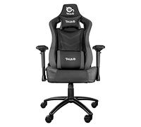 Talius Vulture Chaise de Gaming Professionnelle, Butterfly, Ergonomique, Accoudoirs 4D, Base en métal, Hauteur Réglable Haut Dossier Inclinable, Roues Nylon (Gris)