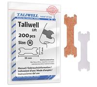 Taliwell Bandelettes Nasales 200 Pcs Taille M Moyenne, Breathe Better, Anti Ronflement, Bandes Nasales, Patch Nez, Nasal Strips, Patchs Nasaux, Sport