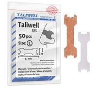 Taliwell Bandelettes Nasales 50 Pcs Taille L Large, Breathe Better, Anti Ronflement, Bandes Nasales, Patch Nez, Nasal Strips, Patchs Nasaux, Sport