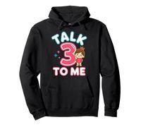 Talk 3 to Me, Filles d'anniversaire drôles de Trois Ans Sweat à Capuche