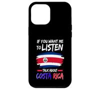 Talk About Costa Rica Drapeau Design Vacances Voyage Costa Rica Coque pour iPhone 12 Pro Max