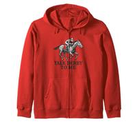 Talk Derby to Me Art Vintage de Course de Chevaux Sweat à Capuche
