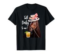 Talk Derby to me Cheval Portant Un Chapeau T-Shirt