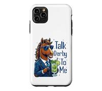 Talk Derby to Me Funny Cool Racing Horse Men Women Coque pour iPhone 11 Pro Max
