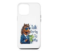 Talk Derby to Me Funny Cool Racing Horse Men Women Coque pour iPhone 12 Pro Max
