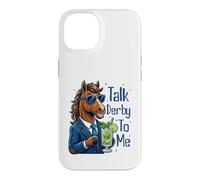 Talk Derby to Me Funny Cool Racing Horse Men Women Coque pour iPhone 14