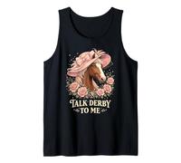 Talk Derby to Me Funny Derby Horse with Hat, Roses & Charm Débardeur