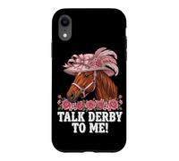 Talk Derby to Me Horse Riding Derby Lover Horse Racing Coque pour iPhone XR