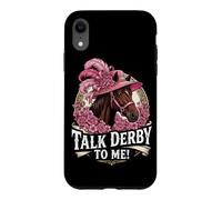 Talk Derby to Me Horse Riding Derby Lover Horse Racing Coque pour iPhone XR