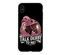 Talk Derby to Me Horse Riding Derby Lover Horse Racing Coque pour iPhone XS Max