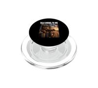 Talk Diesel to Me Ours Routier Chauffeur de Camion Papa PopSockets PopGrip pour MagSafe