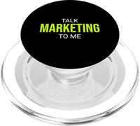 Talk Marketing to Me Funny Marketer PopSockets PopGrip pour MagSafe