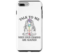 Talk to Me When Your Chakras are Aligned Cadeau de Yoga Humoristique Coque pour iPhone 7 Plus/8 Plus