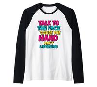 Talk to The Face : Retour Amusant et rétro de Sass Manche Raglan