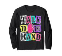 Talk to The Hand Gen X, Style rétro des années 90 Manche Longue