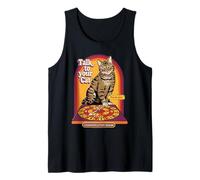 Talk to Your Cat Sarcastic Retro Vintage Funny Adult Humor Débardeur