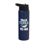 Talk Tuna to Me Pêche au thon Stainless Steel Insulated Water Bottle