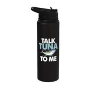 Talk Tuna to Me Pêche au thon Stainless Steel Insulated Water Bottle
