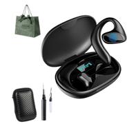 Talkbuds Translator, 2025 Upgraded Qinux Talkbuds,Talk Buds Translator,AI Translatorr Earbuds Real Time, Support 144 Languages & Accents for Business, Travel, Learning (1-Black)