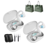 Talkbuds Translator, 2025 Upgraded Qinux Talkbuds,Talk Buds Translator,AI Translatorr Earbuds Real Time, Support 144 Languages & Accents for Business, Travel, Learning (2-C)