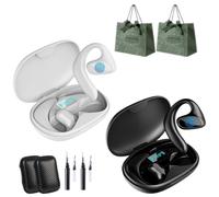 Talkbuds Translator, 2025 Upgraded Qinux Talkbuds,Talk Buds Translator,AI Translatorr Earbuds Real Time, Support 144 Languages & Accents for Business, Travel, Learning (2-B)