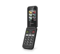 Emporia Téléphone portable senior TALKglam – Écran 6,1 cm (2,4") 94 g, Bouton d'urgence – Noir