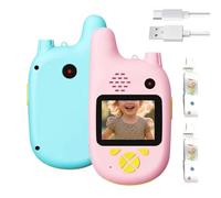 Talkie Radio interactif sans Fil | Talkie-walkie Rechargeable pour, Lot de 2 | Equipé d'une Double caméra, Prend en Charge Les appels vidéo et l'enregistrement | Jeux en Plein air, à l'école e