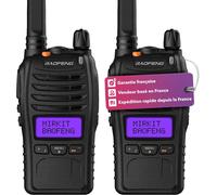 Talkie Walkie 2Pcs Baofeng Bf-E88 Avec Grande Portée,Écran Lcd,Double Montre Vox Pmr446