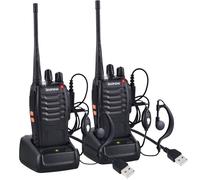 Talkie-walkie BaoFeng BF-888s - Longue portée - USB rechargeable - Casque - Torche LED-keeper