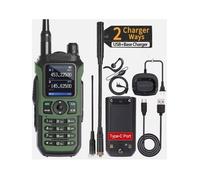 Talkie walkie Baofeng UV 21 Pro - Portée étendue 10 km Rechargeable avec lampe LED - Communication professionnelle - 16 canaux